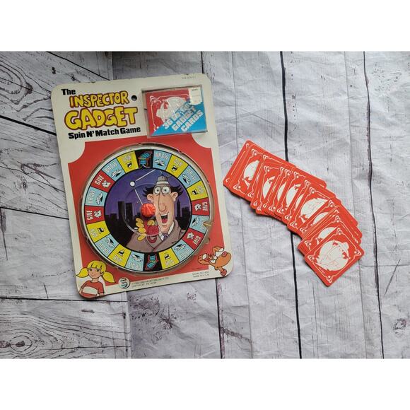 Vintage 1984 Inspector Gadget Spin N Match game - Picture 1 of 7
